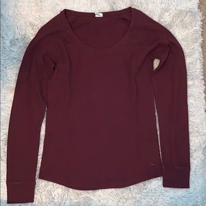 PINK maroon long sleeve.